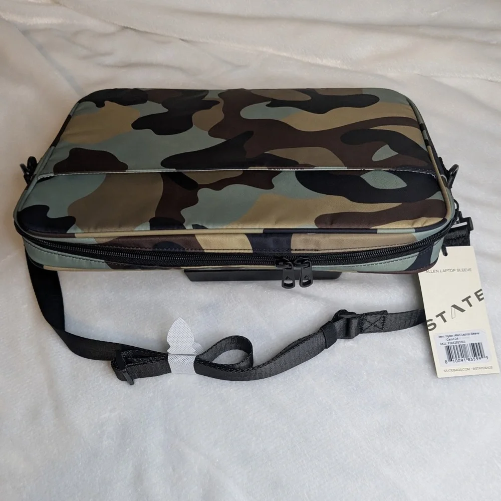 COLORFUL STATE BAGS UNISEX ALLEN PADDED LAPTOP CASE NWT! - Picture 8 of 9